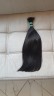 Черные волосы в срезе для наращивания 40см #1