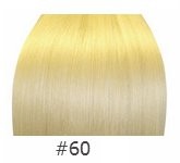 Волосы блонд в срезе для наращивания 60см #60 (50 грамм)